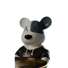 ESCULTURA OSO BANDEJA JQAE-013