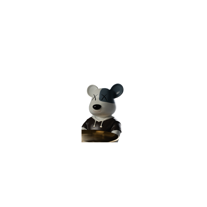 ESCULTURA OSO BANDEJA JQAE-013