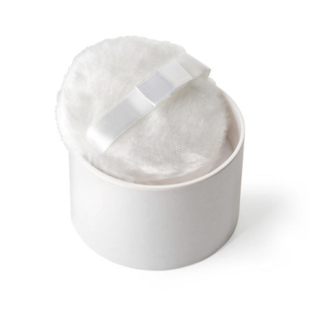 DBL HI-PILE DUSTIN PUFF W/RIBB