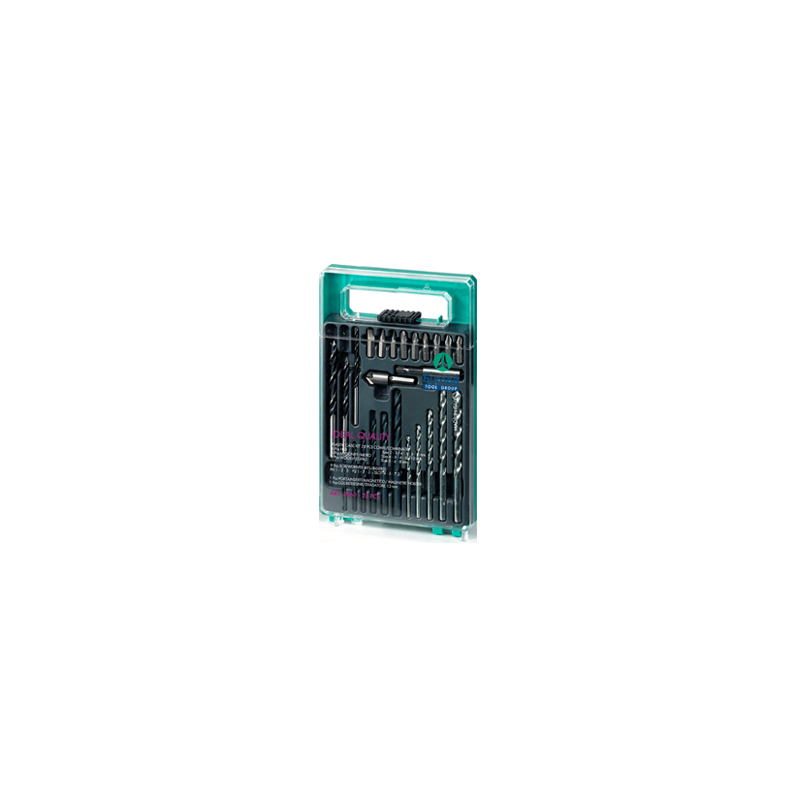 SET BROCAS MM COMBINADO HSS 25PCS SET BROCAS MM COMBINADO HSS 25PCS