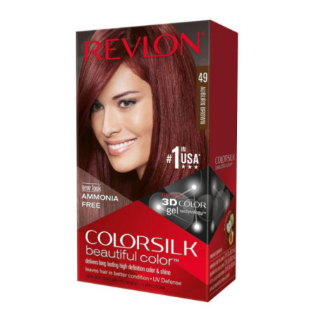 TINTE REVLON COLORSILK 049 AUBURN BROWN