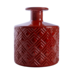 BOTELLA ROMBOS 12CM DG46 OP. NARANJA