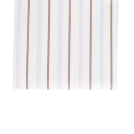 CORTINA BAÑO 180X180CM BLANCO LINEAS KPM