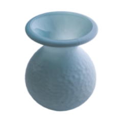 FLORERO PARADISE 25CM DS600 SAT. BLANCO