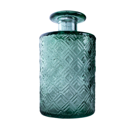 BOTELLA ROMBOS 16CM DB600 VERDEAGUA