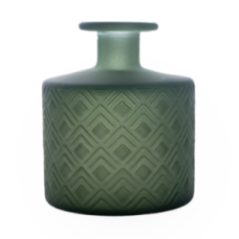 BOTELLA ROMBOS 12CM DS700 SAT.VERDE