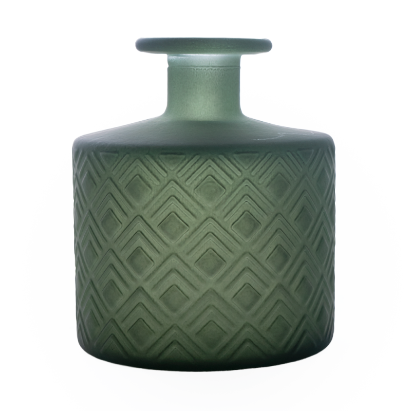 BOTELLA ROMBOS 12CM DS700 SAT.VERDE