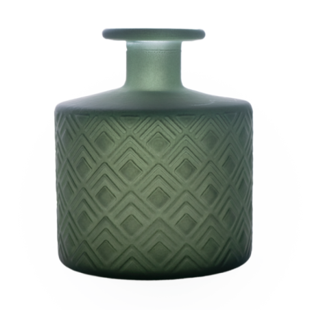 BOTELLA ROMBOS 12CM DS700 SAT.VERDE