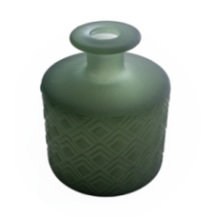 BOTELLA ROMBOS 12CM DS700 SAT.VERDE