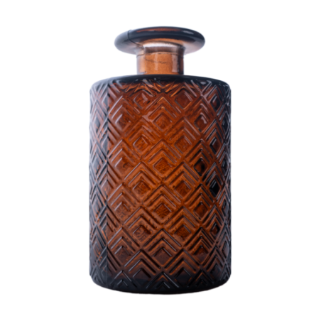 BOTELLA ROMBOS 16CM DB720 CAFE OS