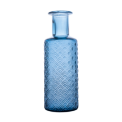 BOTELLA ROMBOS 28CM DB150 AZUL NEUTRO