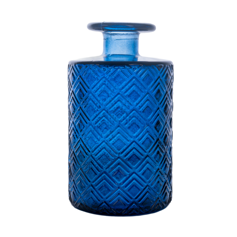 BOTELLA ROMBOS 16CM DB752 AZULMARINO