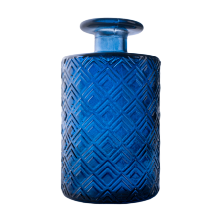 BOTELLA ROMBOS 16CM DB752 AZULMARINO