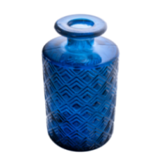 BOTELLA ROMBOS 16CM DB752 AZULMARINO