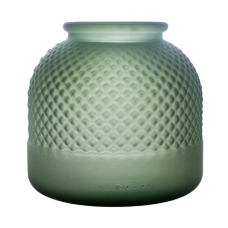 JARRON DIAMANTE 24CM DS700 SAT. VERDE