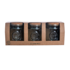 SET 3 RECIPIENTES AUTHENTIC TAPA CORCHO