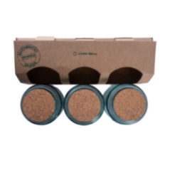 SET 3 RECIPIENTES AUTHENTIC TAPA CORCHO