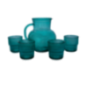 SET JARRA + 4 VASOS DB794 TURQUESA