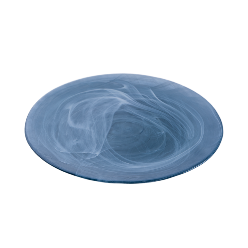 PLATO BASE ALABASTER 34CM DB150 AZULN