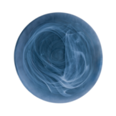 PLATO BASE ALABASTER 34CM DB150 AZULN