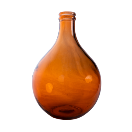 GARRAFA REDONDA 12.7L 43CM DB61 AMBAR