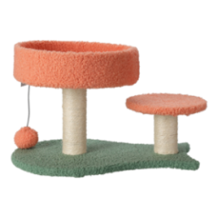 ARBOL DE GATO EN SOPORTE CON BORLA