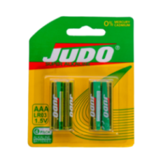 PILAS ALCALINAS AAA PACK 4 JOE25-012