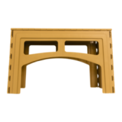 MESA PLASTICA PLEAGABLE CAQUI