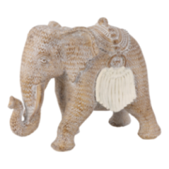 ADORNO ELEFANTE POLIRESINA PIEDRA KPM