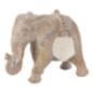 ADORNO ELEFANTE POLIRESINA PIEDRA KPM