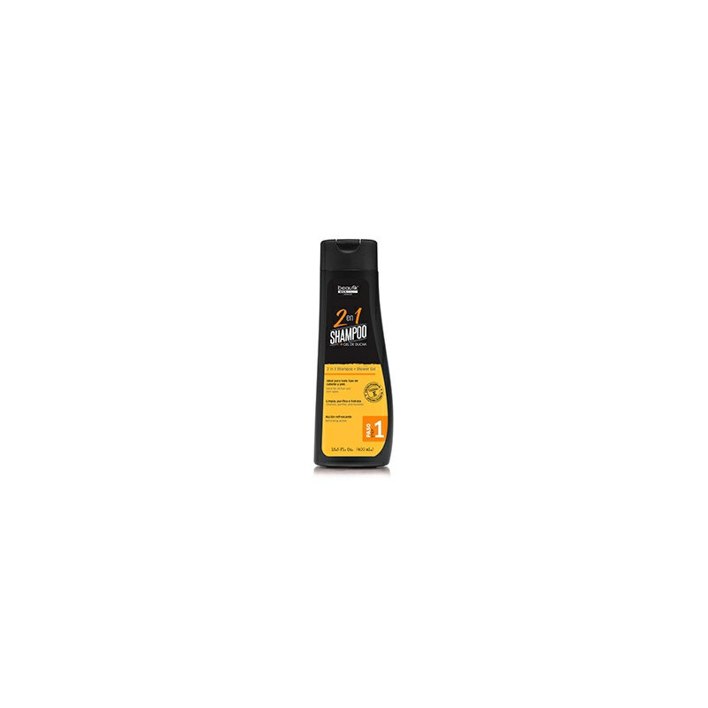 2 EN 1 SHAMPOO+GEL DE DUCHA HOMBRE 400ML