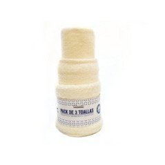 SET DE TOALLAS CHAMPAGNE