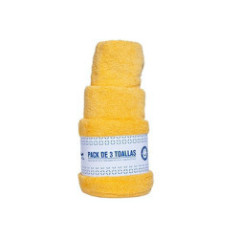 SET DE TOALLAS AMARILLO
