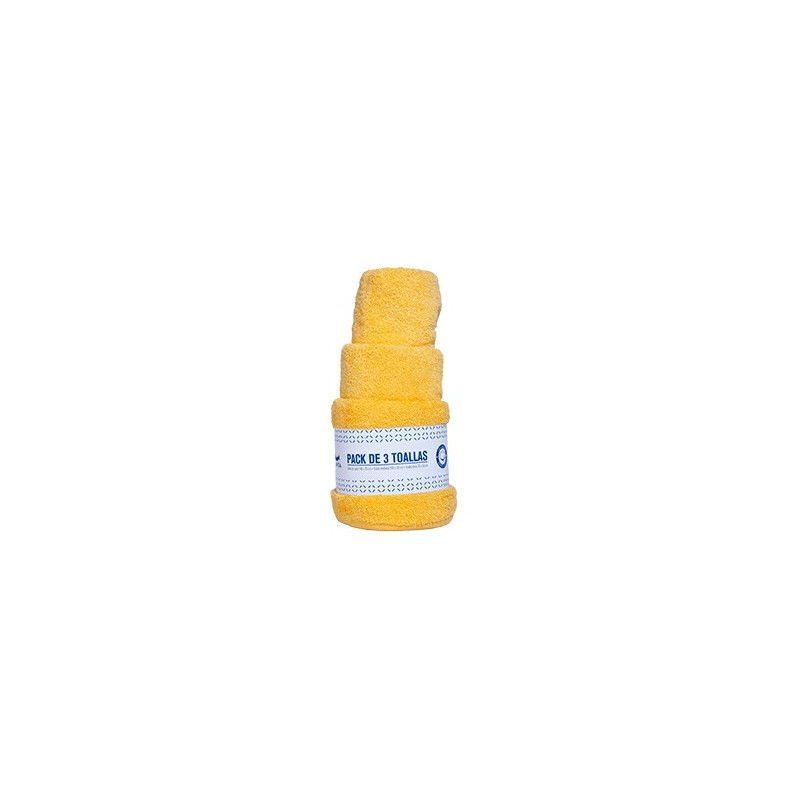 SET DE TOALLAS AMARILLO