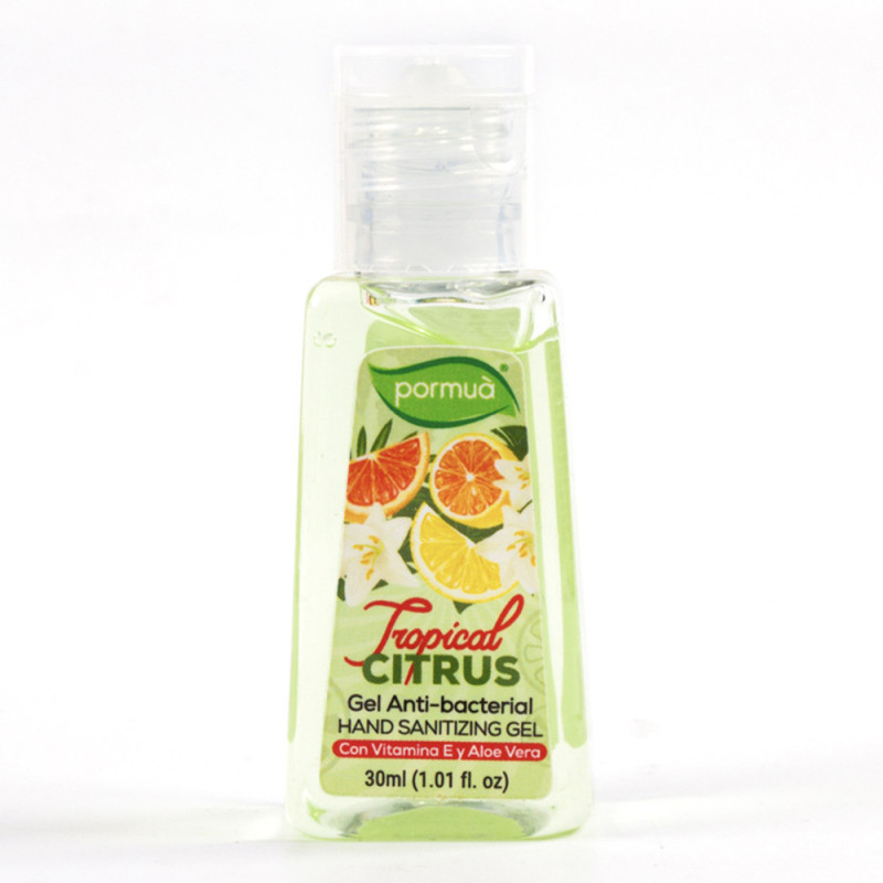GEL ANTIBACTERIAL TROPICAL CITRUS 30 ML GEL ANTIBACTERIAL TROPICAL CITRUS 30 ML
