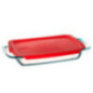 MOLDE "FÁCIL AGARRE" PYREX 2.85LTS CON TAPA ROJA