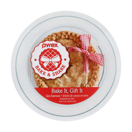 MOLDE PARA TARTA PYREX 22.5CM CRISTAL