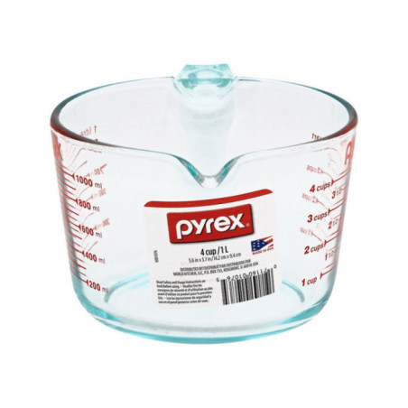 TAZA MEDIDORA PYREX 1LT CRISTAL
