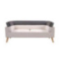 SOFA DE 3 PUESTOS PATAS DE MADERA