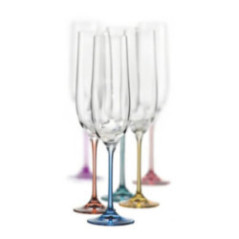 SET 6 PZAS RAINBOW 190 ML 40729