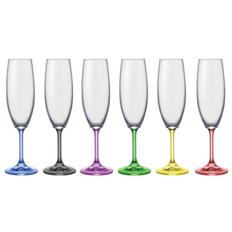 SET 6 PZAS RAINBOW 190 ML 40729