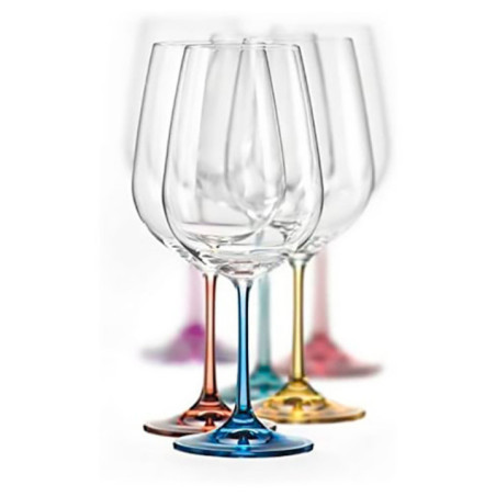 SET 6 PZAS RAINBOW 350 ML 40729