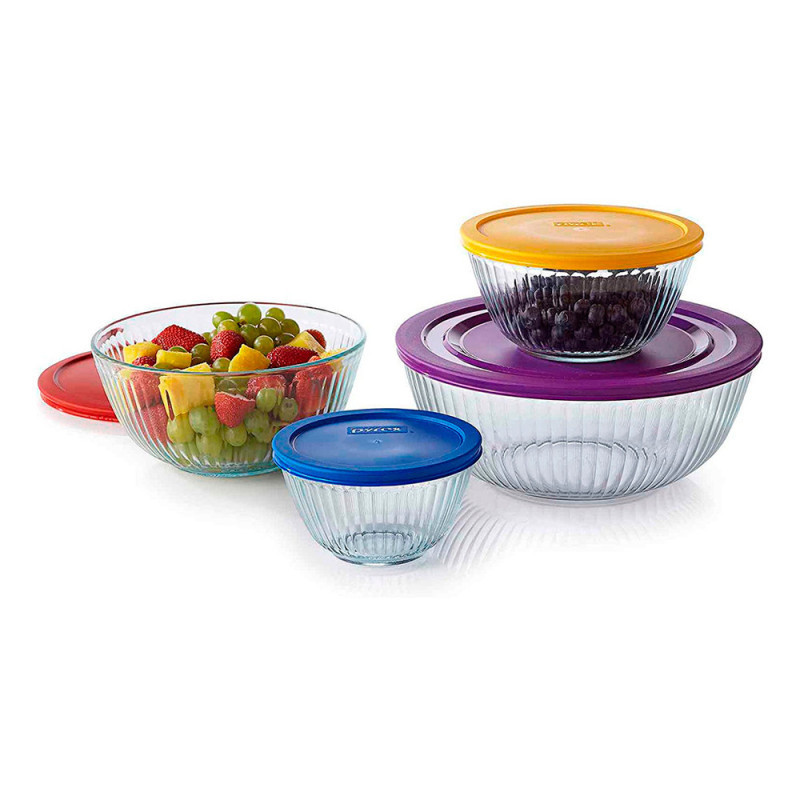 SET 4 TAZONES DE COCINA PYREX