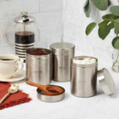 SET DE RECIPIENTES ORGANIZADORES CON TAPA