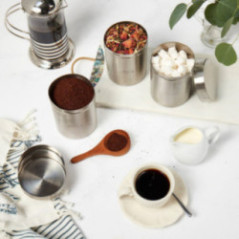 SET DE RECIPIENTES ORGANIZADORES CON TAPA