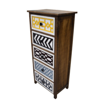 CAJONERA MADERA MOSAIC5 G992-5