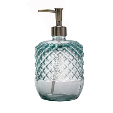 DISPENSADOR BAÑO 550ML DIAMANTE TRANSP