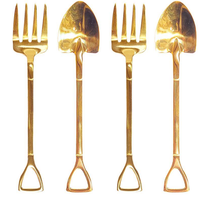 SET CUCHARAS POSTRE GOLD HFSNTZ-4 PALAS
