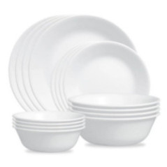 VAJILLA CORELLE 16PZS WINTERWHITE BLANCA