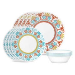 VAJILLA CORELLE 12PZS TERRACOTA DREAM MULTI